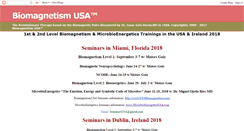 Desktop Screenshot of biomagnetismusa.com